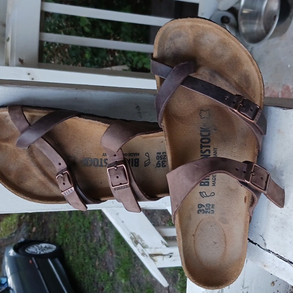 Ladies birkenstock sandals size 39